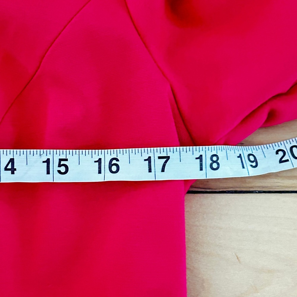 NWTTalbots Magenta Sheath Dress 3/4 Sleeve V Neck Business Career Size 10 - Picture 7 of 11